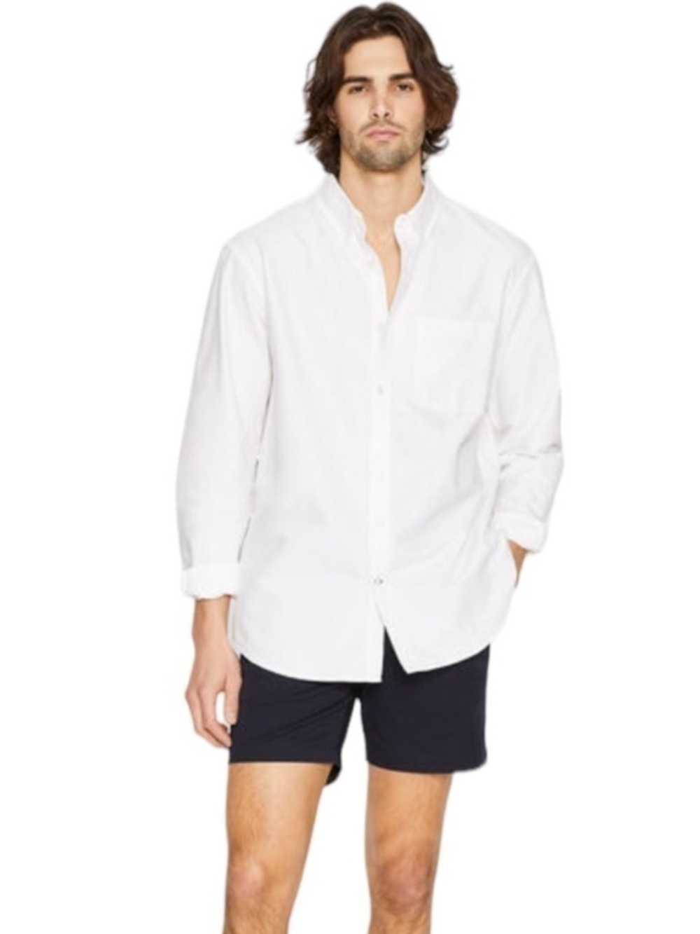Club Monaco Baxter Fit Shorts Navy Blue
